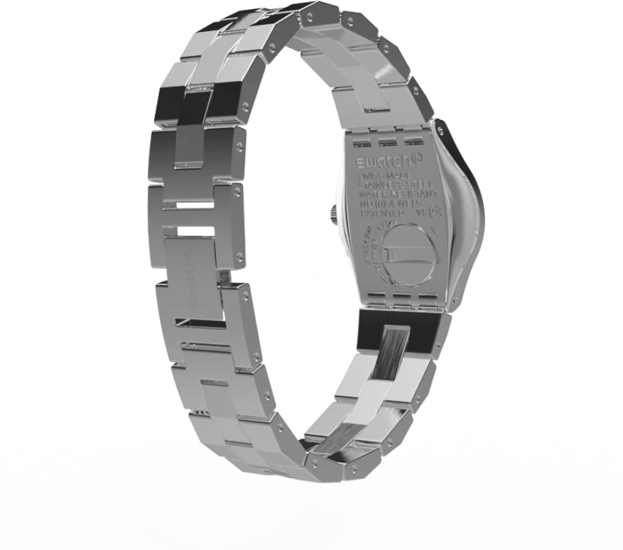 Swatch,IRONY 25mm,25mm,Stainless Steel,Silver,YSS300G
