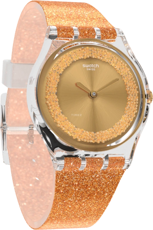 Swatch,Originals 34x39.20mm,34x39.20mm,Plastic,Orange,GE285