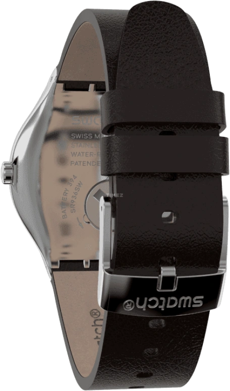 Swatch,IRONY 42.70mm,42.70mm,Stainless Steel,Silver White,YWS101