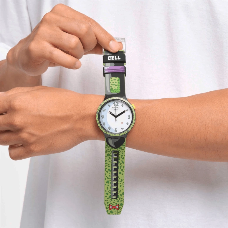 Swatch,Other 47mm,47mm,Plastic,White,Quartz,Day,Sapphire,Crystal Glass,SB01Z401