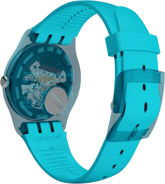 Swatch,Originals 41mm,41mm,Plastic,Blue,SUOL700