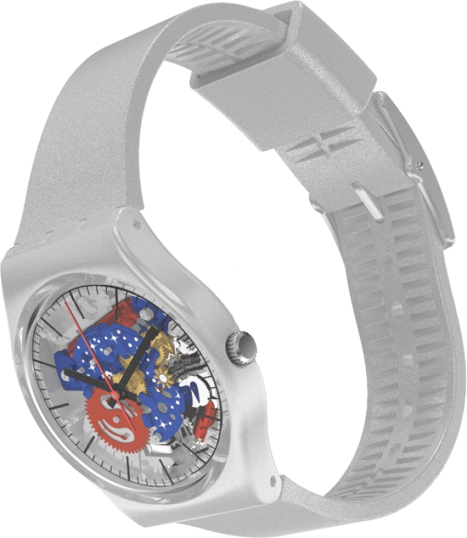 Swatch,Originals 34mm,34mm,Plastic,GZ355