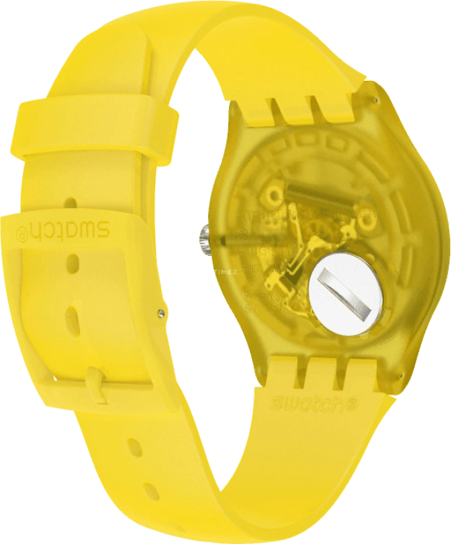 Swatch,Originals 41x47.40mm,41x47.40mm,Plastic,Yellow,SUOJ108