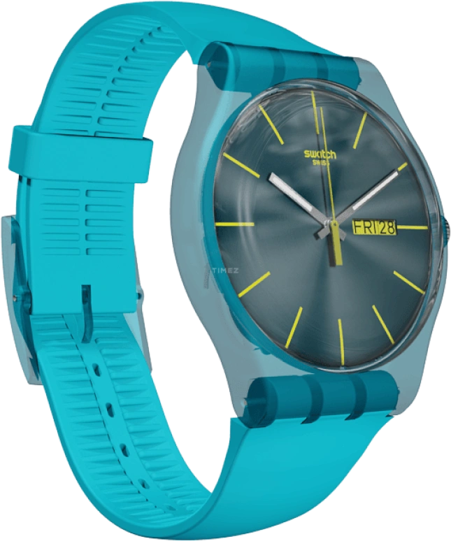 Swatch,Originals 41mm,41mm,Plastic,Blue,SUOL700