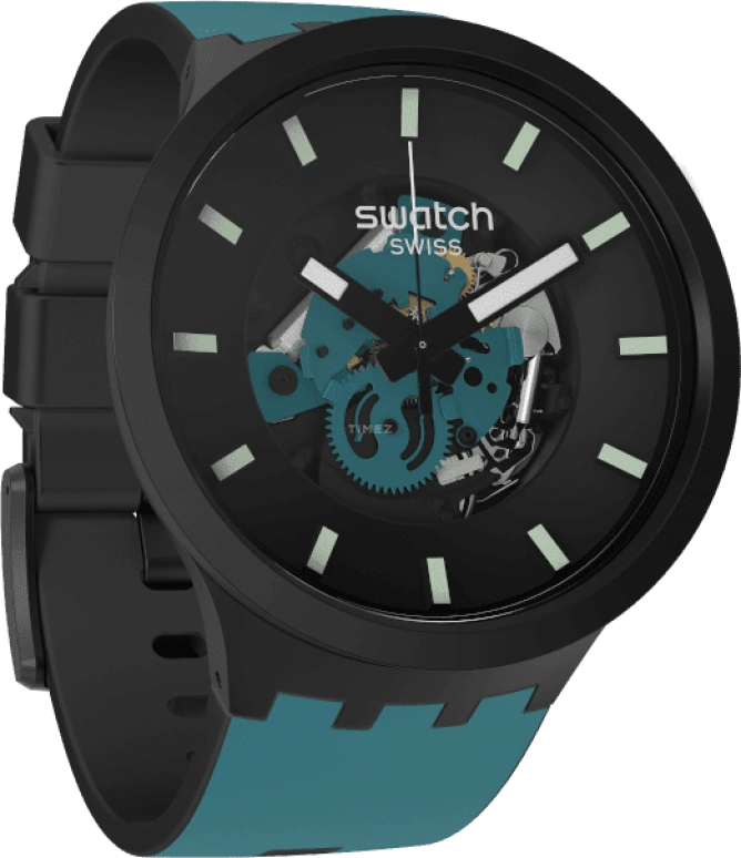 Swatch,THE BOLD 47mm,47mm,Black,SB03B107