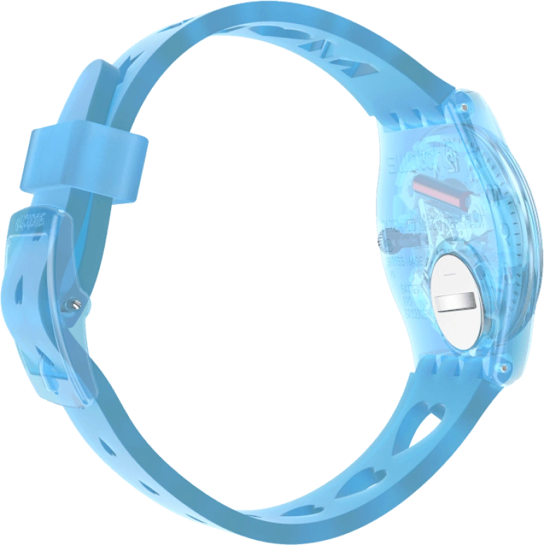 Swatch,Originals 34mm,34mm,Plastic,Blue,Open,GZ353