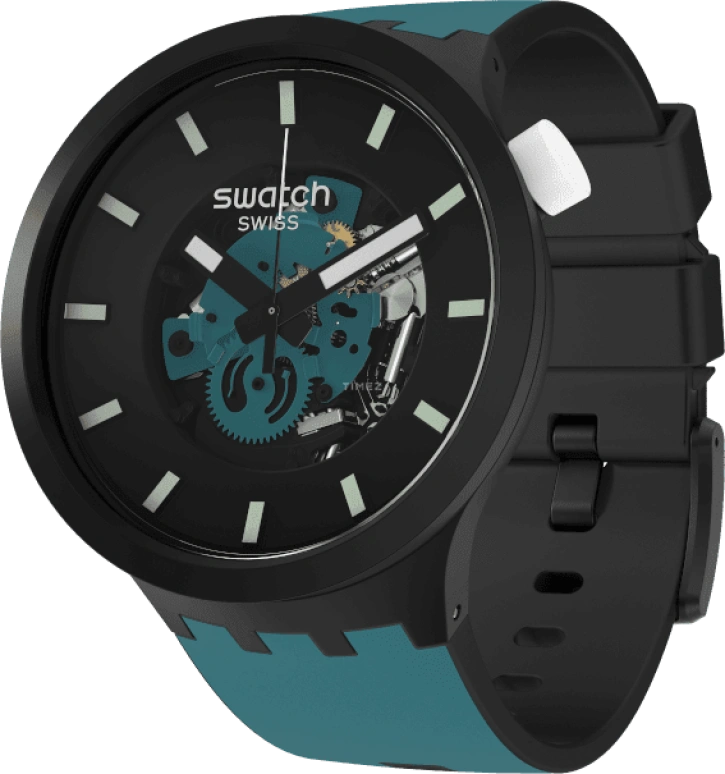 Swatch,THE BOLD 47mm,47mm,Black,SB03B107