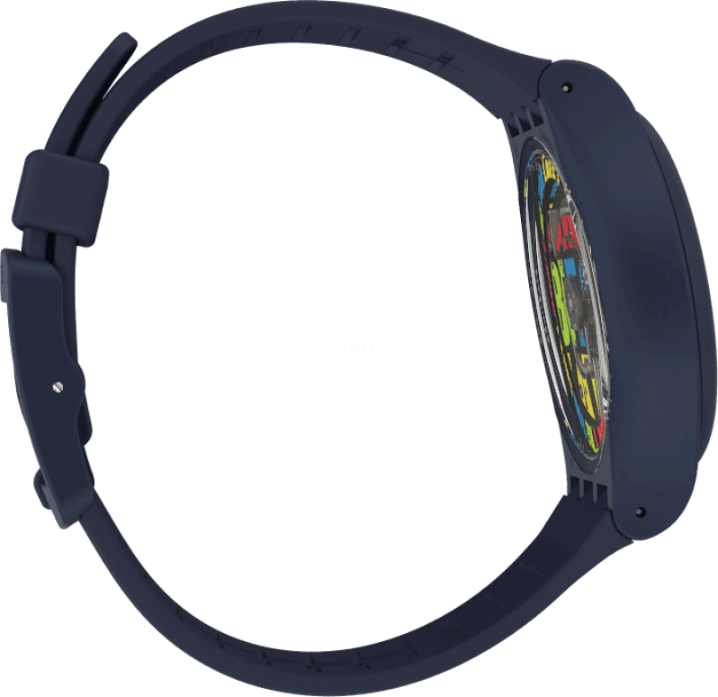 Swatch,Originals 42mm,42mm,Bioceramic,Blue,Quartz,Sapphire,Crystal Glass,Round,SO30N400