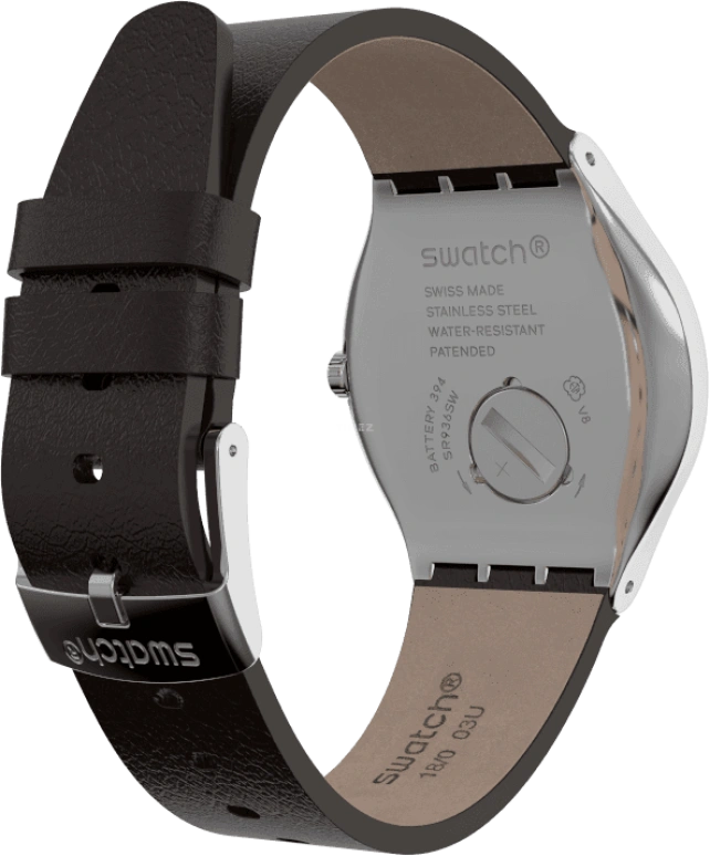 Swatch,IRONY 42.70mm,42.70mm,Stainless Steel,Silver White,YWS101