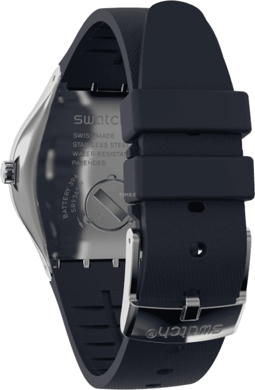 Swatch,IRONY 42.70mm,42.70mm,Stainless Steel,Black,YWS102