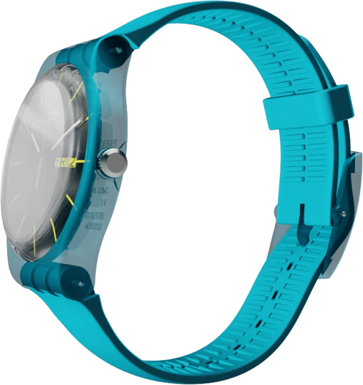 Swatch,Originals 41mm,41mm,Plastic,Blue,SUOL700