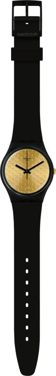 Swatch,Originals 34mm,34mm,Plastic,Gold,Sapphire,Crystal Glass,GB323