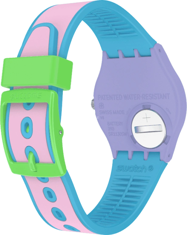 Swatch,Originals 34mm,34mm,Plastic,Yellow,Closed,GZ342
