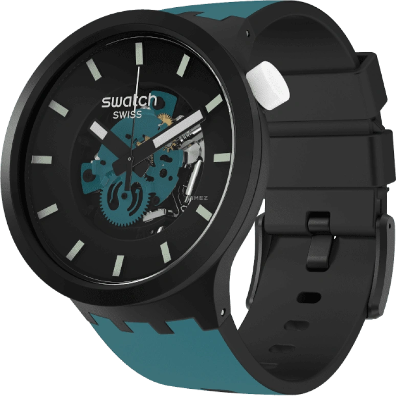 Swatch,THE BOLD 47mm,47mm,Black,SB03B107