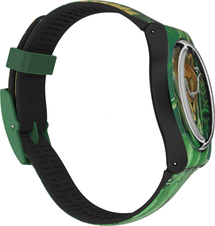 Swatch,Originals 41mm,41mm,Plastic,Green,Quartz,Round,SUOZ333