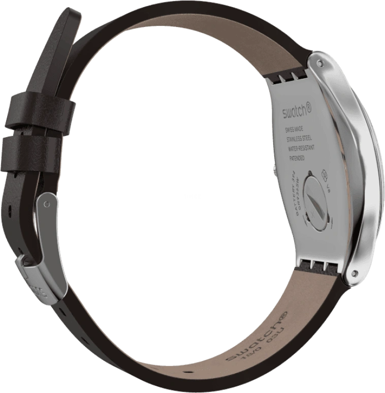 Swatch,IRONY 42.70mm,42.70mm,Stainless Steel,Silver White,YWS101