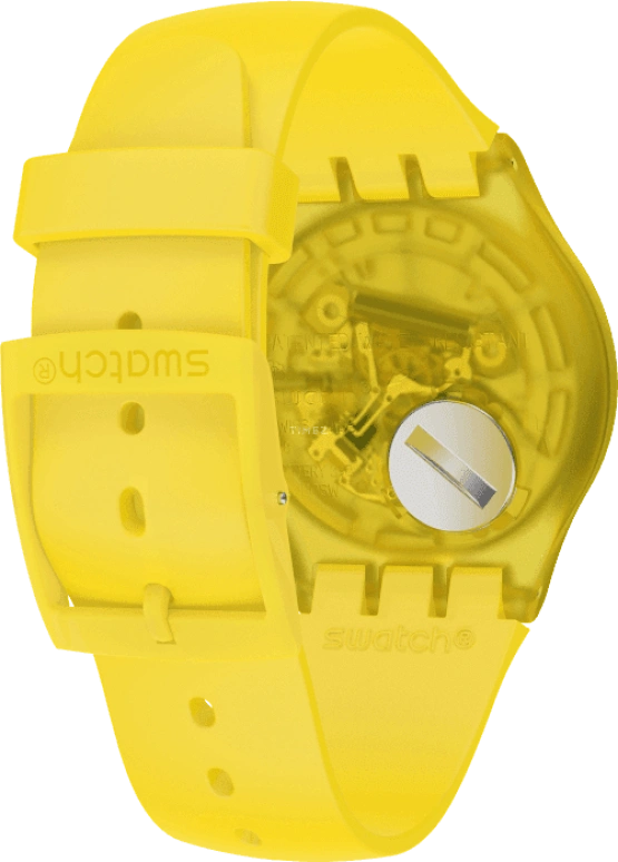 Swatch,Originals 41x47.40mm,41x47.40mm,Plastic,Yellow,SUOJ108