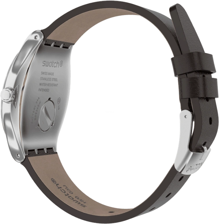 Swatch,IRONY 42.70mm,42.70mm,Stainless Steel,Silver White,YWS101
