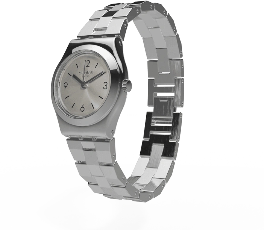 Swatch,IRONY 25mm,25mm,Stainless Steel,Silver,YSS300G