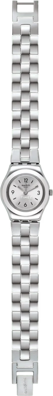 Swatch,IRONY 25mm,25mm,Stainless Steel,Silver,Grey,Quartz,Sapphire,Crystal Glass,Tonneau,YSS304G