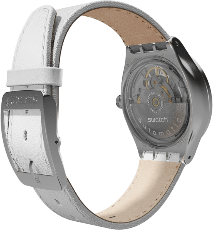 Swatch,IRONY 37.40mm,37.40mm,Stainless Steel,Silver,YAS109