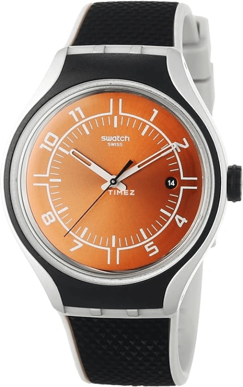 Swatch,Other 41mm,41mm,Aluminium,Plastic,Silver,Quartz,Day,Sapphire,Crystal Glass,YES4002