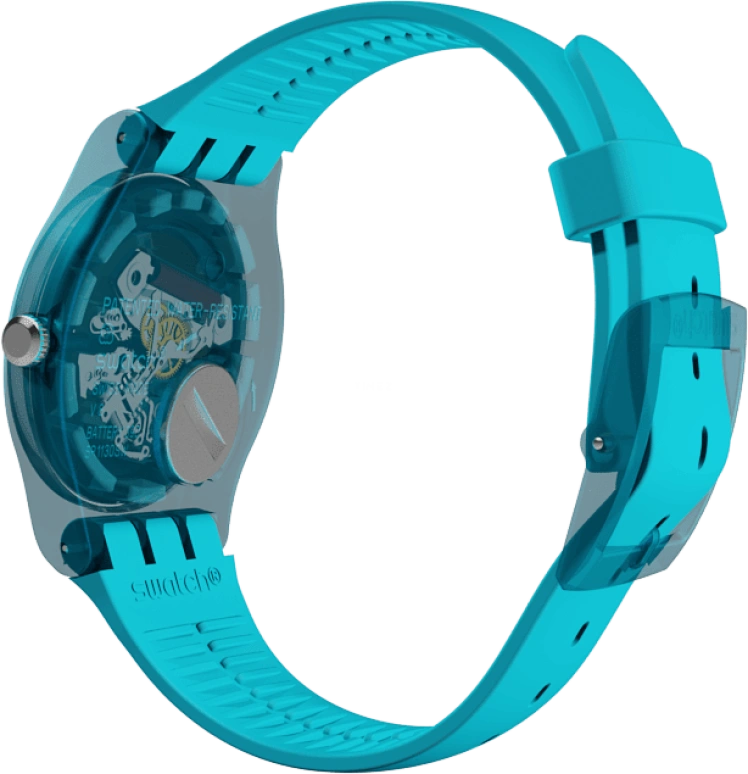 Swatch,Originals 41mm,41mm,Plastic,Blue,SUOL700