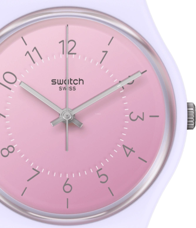 Swatch,Originals 34mm,34mm,Bio-sourced,Pink,Quartz,White,SO28V100