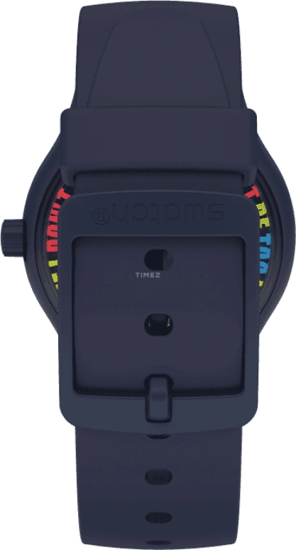 Swatch,Originals 42mm,42mm,Bioceramic,Blue,Quartz,Sapphire,Crystal Glass,Round,SO30N400