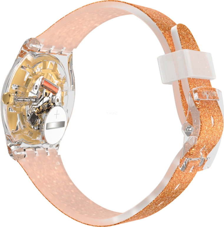 Swatch,Originals 34x39.20mm,34x39.20mm,Plastic,Orange,GE285