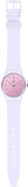 Swatch,Originals 34mm,34mm,Bio-sourced,Pink,Quartz,White,SO28V100