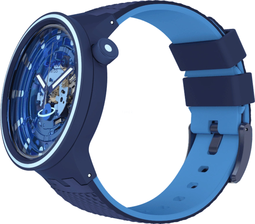 Swatch,Other 47mm,47mm,Sapphire,Crystal Glass,SB01N101