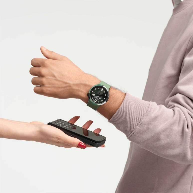 Swatch,Other 47mm,47mm,Bio-sourced,Green,Skeleton,Quartz,Sapphire,Crystal Glass,Round,SB05G108,SB05G108-5300