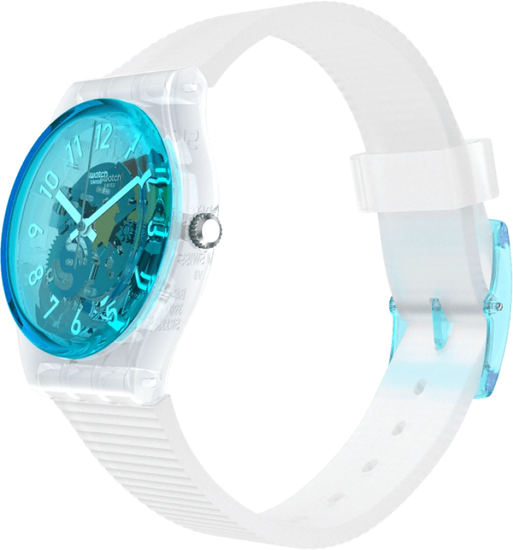 Swatch,Originals 34mm,34mm,Plastic,Blue,Open,GW215