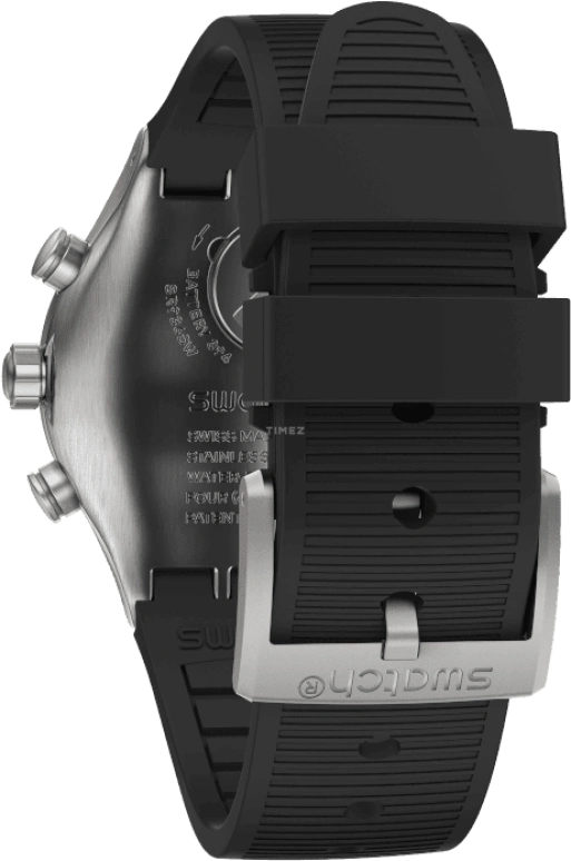 Swatch,IRONY 43mm,43mm,Stainless Steel,Black,Silver,YVS486