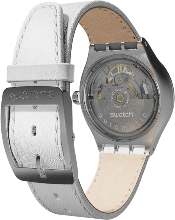 Swatch,IRONY 37.40mm,37.40mm,Stainless Steel,Silver,YAS109