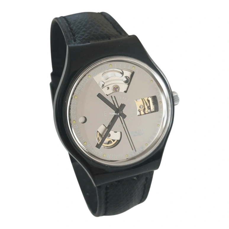 Swatch,Other 37mm,37mm,Plastic,Silver,Automatic,Sapphire,Tonneau,SAB100