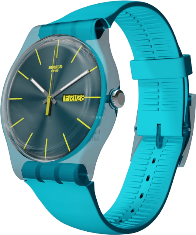 Swatch,Originals 41mm,41mm,Plastic,Blue,SUOL700