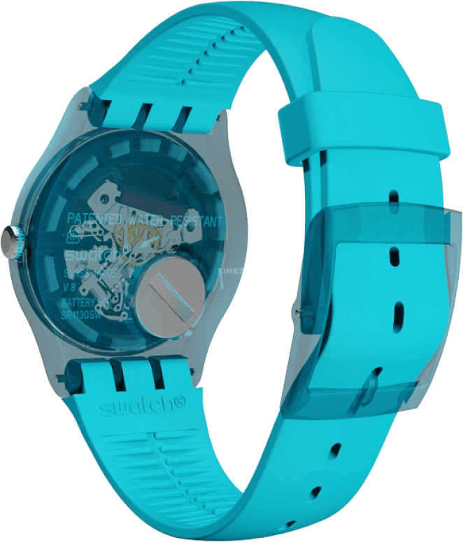 Swatch,Originals 41mm,41mm,Plastic,Blue,SUOL700