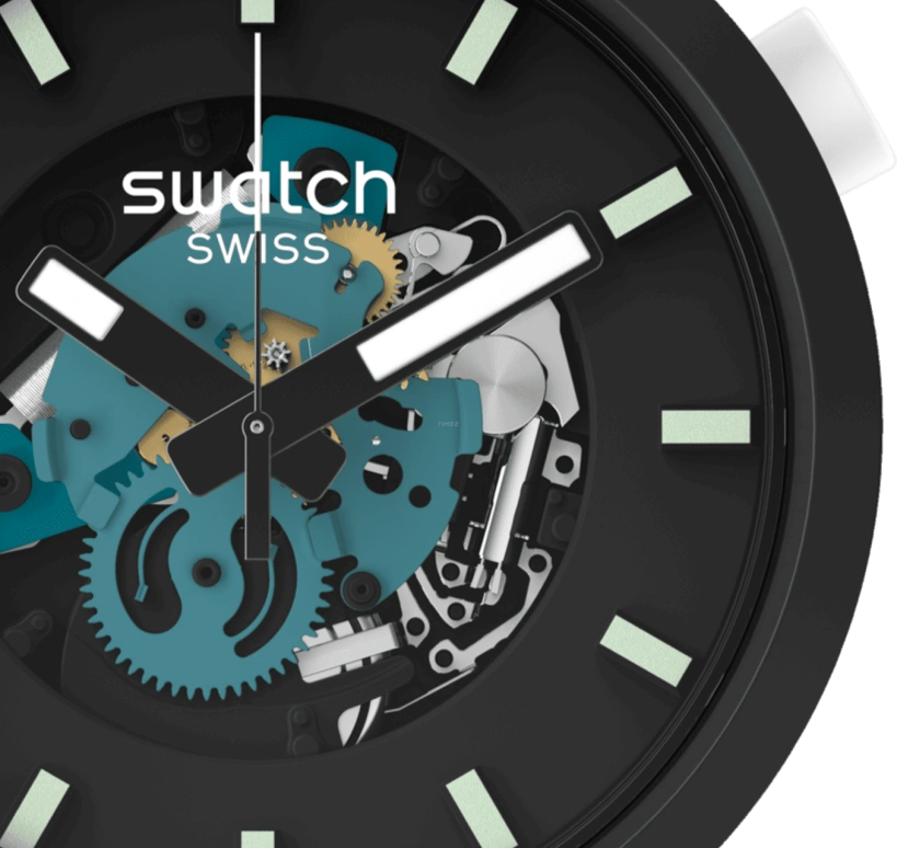 Swatch,THE BOLD 47mm,47mm,Black,SB03B107