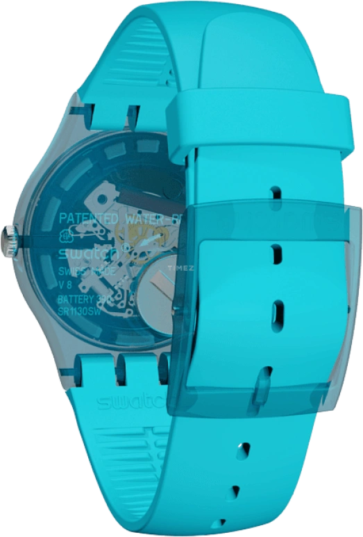 Swatch,Originals 41mm,41mm,Plastic,Blue,SUOL700