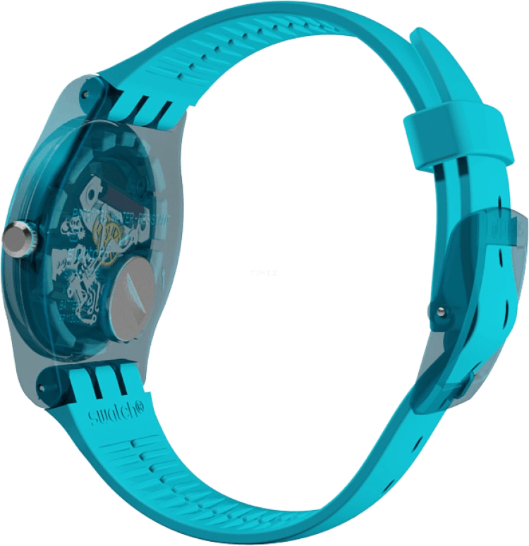 Swatch,Originals 41mm,41mm,Plastic,Blue,SUOL700