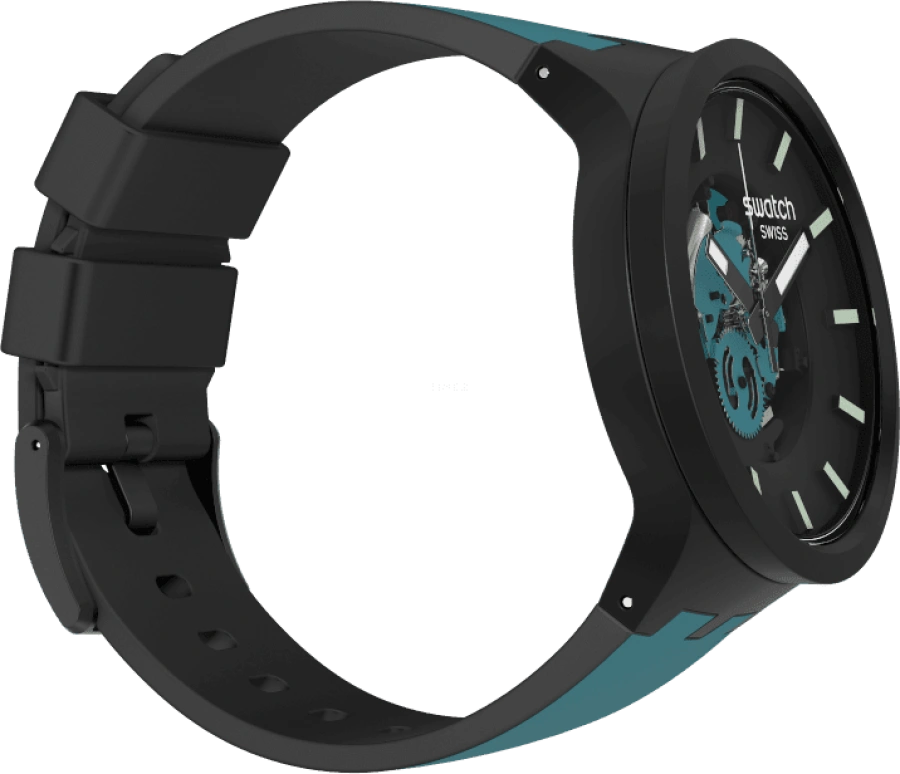 Swatch,THE BOLD 47mm,47mm,Black,SB03B107