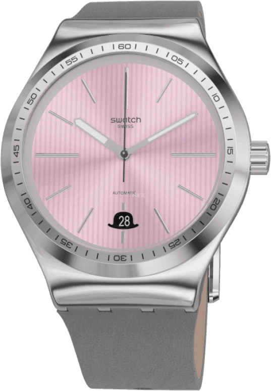 Swatch,IRONY 42mm,42mm,Pink,Open,YIZ404