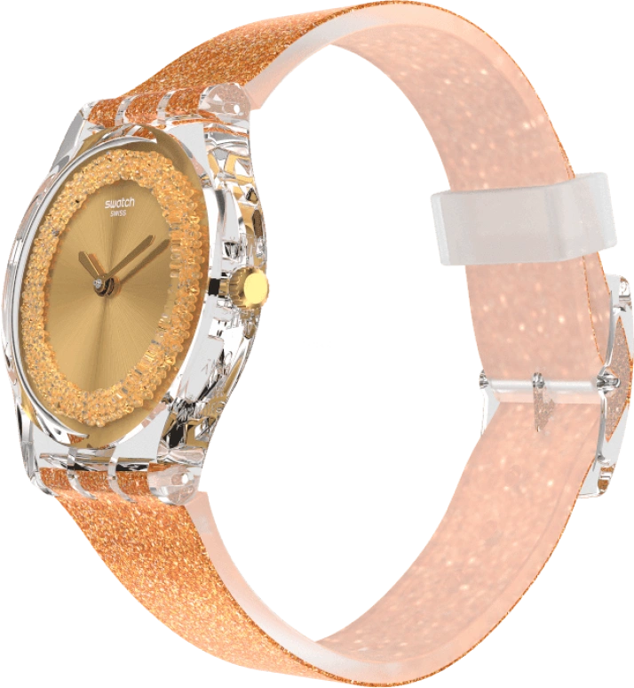 Swatch,Originals 34x39.20mm,34x39.20mm,Plastic,Orange,GE285