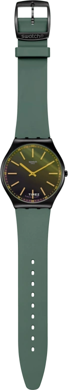 斯沃琪,Swatch Essentials 42毫米,42毫米,不锈钢,黑色,石英,蓝宝石,水晶玻璃,圆形,SS07B112
