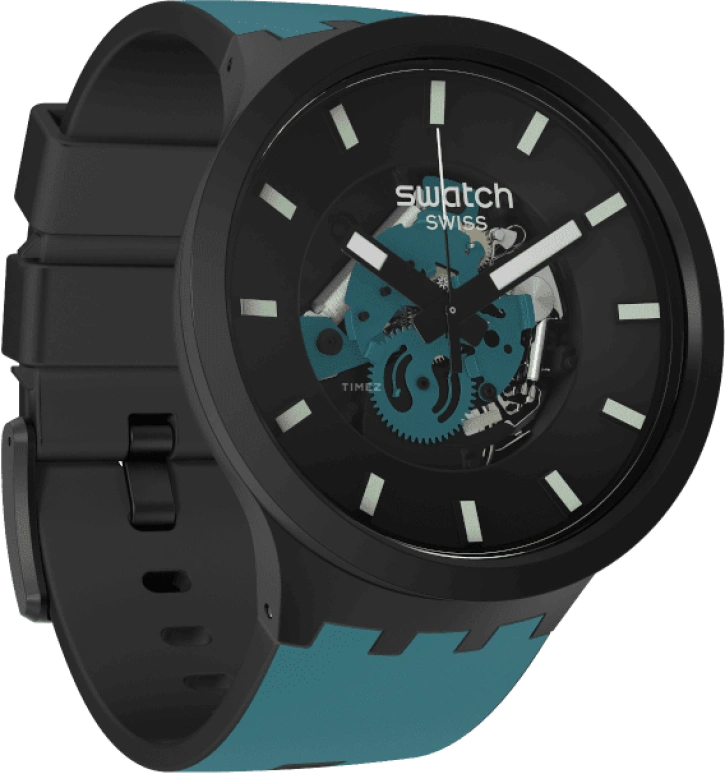 Swatch,THE BOLD 47mm,47mm,Black,SB03B107