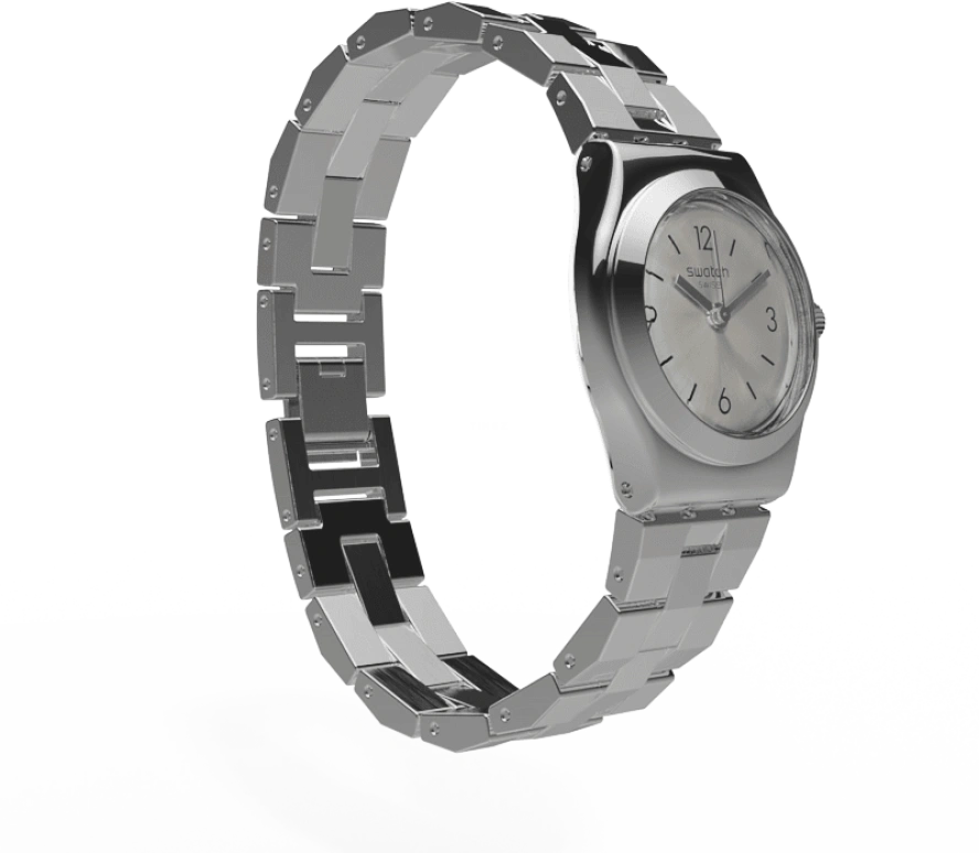 Swatch,IRONY 25mm,25mm,Stainless Steel,Silver,YSS300G