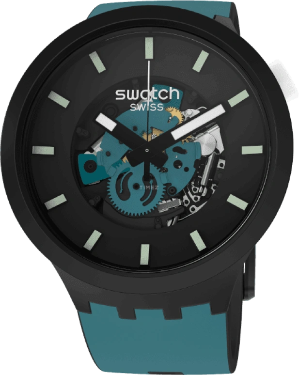 Swatch,THE BOLD 47mm,47mm,Black,SB03B107