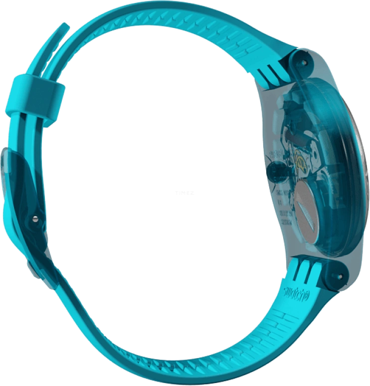 Swatch,Originals 41mm,41mm,Plastic,Blue,SUOL700